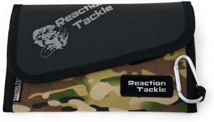Reaction Tackle Fishing Tackle Organizer Case | Soft Bait Binder | Keep Soft Plastic Baits and Tackle Organized | Removable Storage Pockets