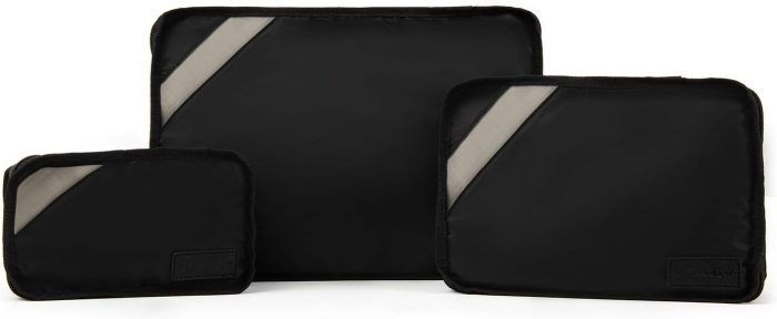 Essentials-Packing Cubes, Black, 3-Pack (S/M/L)