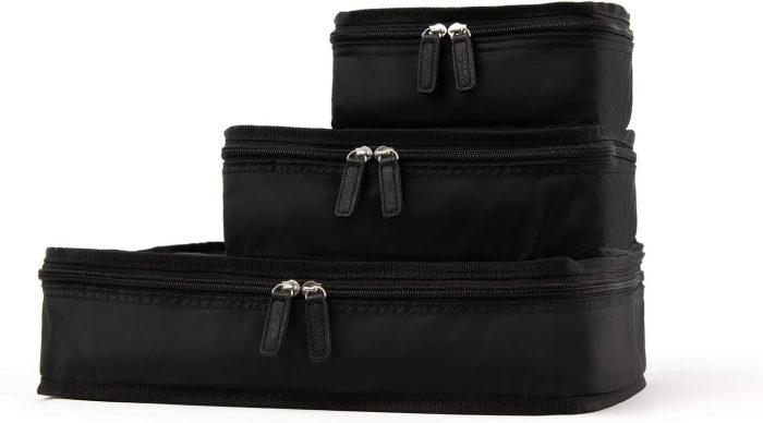 Essentials-Packing Cubes, Black, 3-Pack (S/M/L) - Image 2