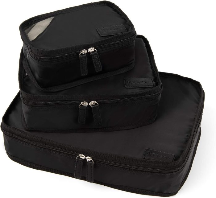 Essentials-Packing Cubes, Black, 3-Pack (S/M/L) - Image 4